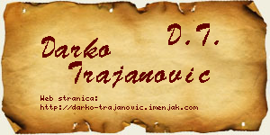 Darko Trajanović vizit kartica